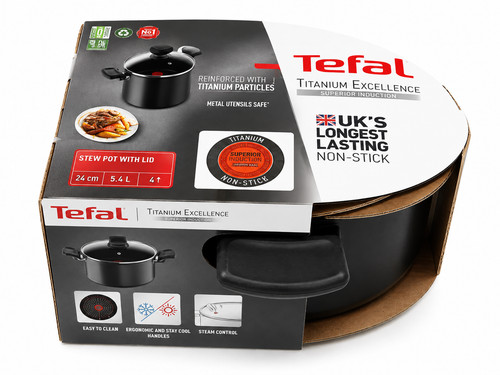 Tefal titanium excellence 24cm - tefal,